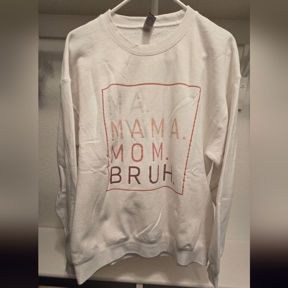 White Graphic Sweatshirt